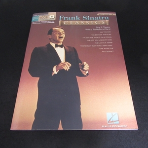 CD付 海外楽譜 『Frank Sinatra Classics　Pro Vocal songbook & CD vol.13』 ■送120円 フランク・シナトラ 8曲 ヴォーカル楽譜 洋書○