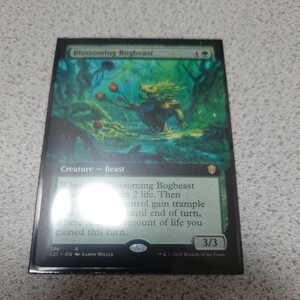 MTG C21 花咲く泥獣 英語 一枚 拡張アート 即決