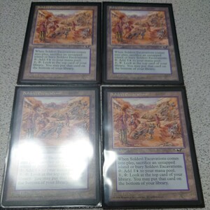 MTG ALL Soldevi Excavations 英語 四枚セット 即決