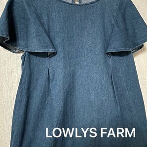 LOWLYS FARM ローリーズファーム　デニム　半袖　レディース　Lサイズ