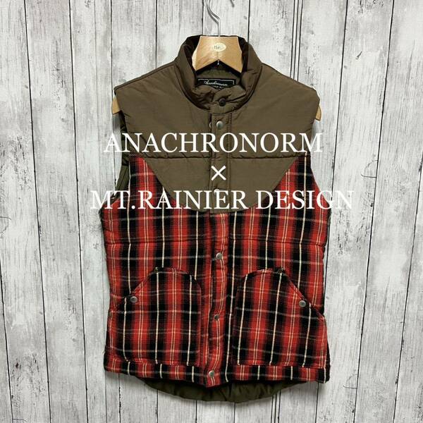 ANACHRONORM× MT.RAINIER DESIGN チェックベスト！