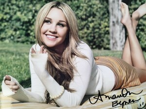 アマンダ・バインズ直筆サイン入り超 特大写真…Amanda Bynes…15