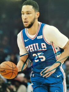  Ben * Symons with autograph super large photograph...Ben Simmons... Australia. Pro basketball player 