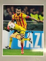 ダニエウ・アウヴェス直筆サイン入り大型写真…Daniel Alves…ブラジル代表サッカー選手…25_画像3