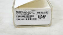 ▲(R507-F238) 現状品 Apple iPod アイポッド nano 8GB ブラック A1285_画像6