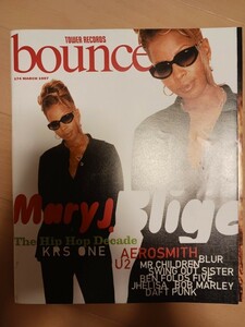 タワーレコードフリーペーパーbounce 1997年3月　174号　井上陽水　奥田民生　エアロスミス　KRSワン等