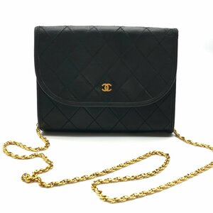 CHANEL シャネル ミニマトラッセ ココマーク プッシュロック チェーン ショルダー バッグ ブラック M10771