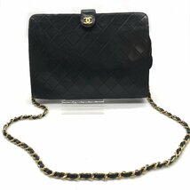 CHANEL シャネル ココマーク マトラッセ タッセル チェーン トート バッグ ブラック M12234_画像1