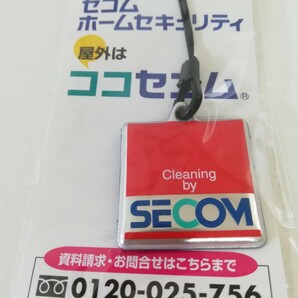 SECOM セコム オリジナル 液晶クリーナー ノベルティ 非売品 未使用品 [企業ロゴ グッズ セキュリティ イヤホンジャック ストラップ]の画像2