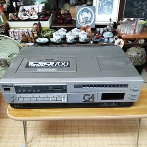 松下電器 National 昭和レトロ ナショナル　　NV-700 マックロード 　ビデオデッキ G4 ホームビデオ VHS 通電のみ