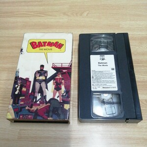 VHS ビデオテープ バットマン ザムービー BATMAN CBSFOX video ニューヨーク 1966 初期 PRINTED IN U.S.A 送料520円他 