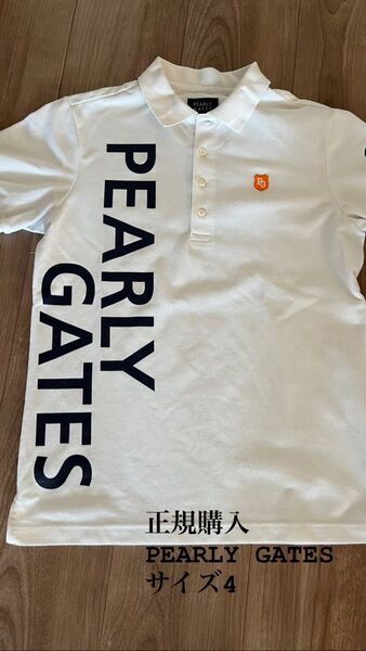 正規 サイズ4 パーリーゲイツ PEARLYGATES Tシャツ