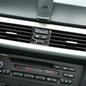 BMW 3シリーズ E90 E92 E93 カーボン製 インテリア 内装小物 エアコン スイッチカバ- ステッカー5点セット Aタイプ 送料無料の画像2