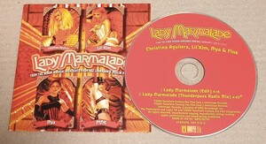 Christina Aguilera, Lil' Kim, Mya & P!NK / Lady Marmalade THUNDERPUSS бумага jacket CD одиночный Christie na*agirela