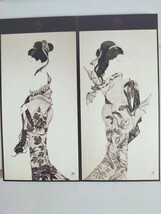 東學(あずまがく) ポストカードセット 日本画家 墨絵師 美人画 作者直筆サイン入り_画像5