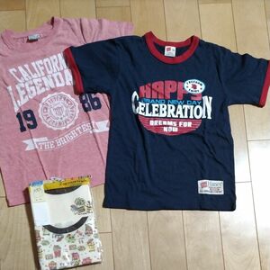 キッズ 半袖Tシャツとランニングインナー