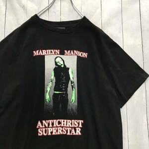 MARILYN MANSON マリリンマンソン ANTICHRIST SUPERSTAR 両面プリント Tシャツ バンドT Lサイズ