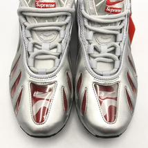 【中古】Supreme × NIKE AIR MAX 96 26.5cm CV7652-001 シルバー シュプリーム ナイキ エアマックス96 メタリックシルバー[240010396747]_画像4