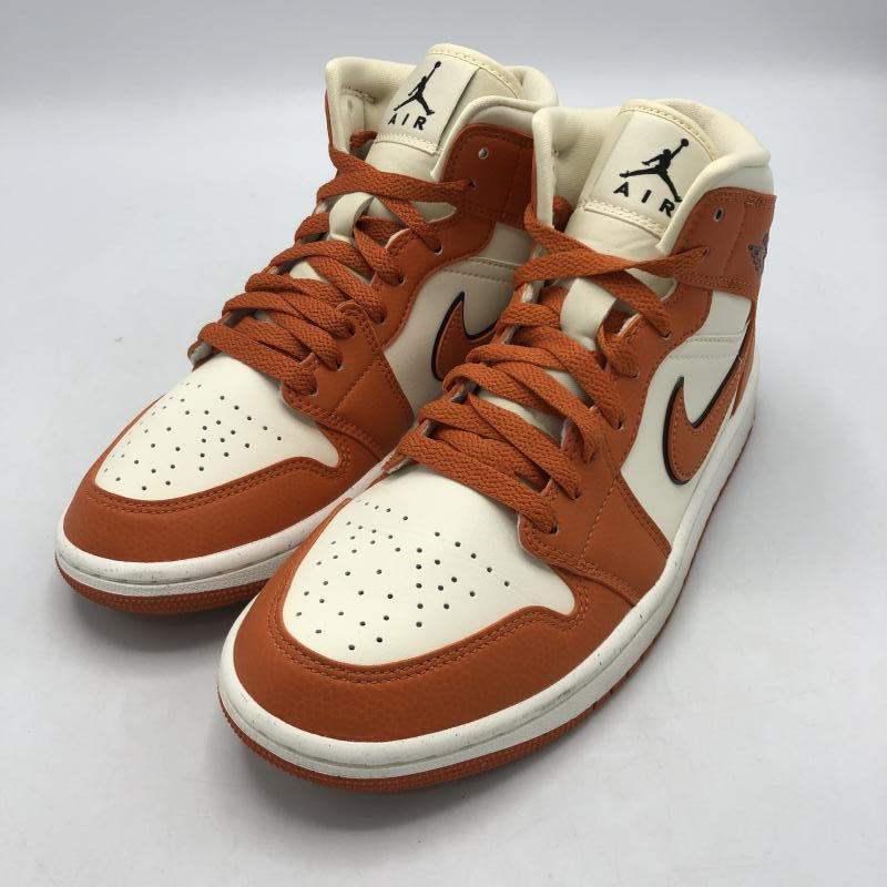 中古】NIKE WMNS AIR JORDAN 1 MID SE スニーカー 25cm DV1302-100
