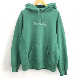 【中古】Supreme 21SS KAWS Chalk BOX Logo Hooded Sweatshirt パーカー S グリーン シュプリーム[240010397927]