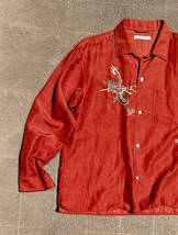 OLD JOE - OPEN COLLAR SHIRTS (EMBROIDERY) phigvel wacko maria_画像1