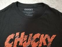 新品未使用！ チャイルドプレイ チャッキー Tシャツ Ｓサイズ ブラック 黒 半袖 カットソー CHUCKY CHILD PLAY_画像4