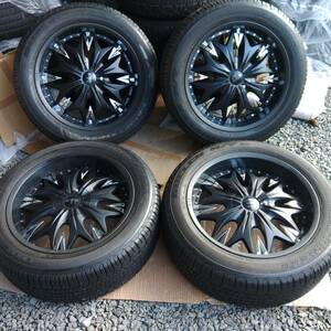 275/50R22エクスプローラーブリヂストン夏バリ山バリ溝アルミホイールセット4本JWL-T9.5Jきれい