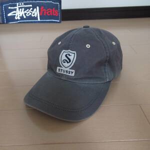 * быстрое решение включая доставку * редкость 90s OLD STUSSY CAP колпак шляпа Old hat oldstussy Stussy чёрный 6 panel us б/у одежда vintage skate surf серый 