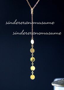 * band -m Aoyama K10YG necklace top yellow gold 10 gold 10K Kirakira Vendome Aoyama *