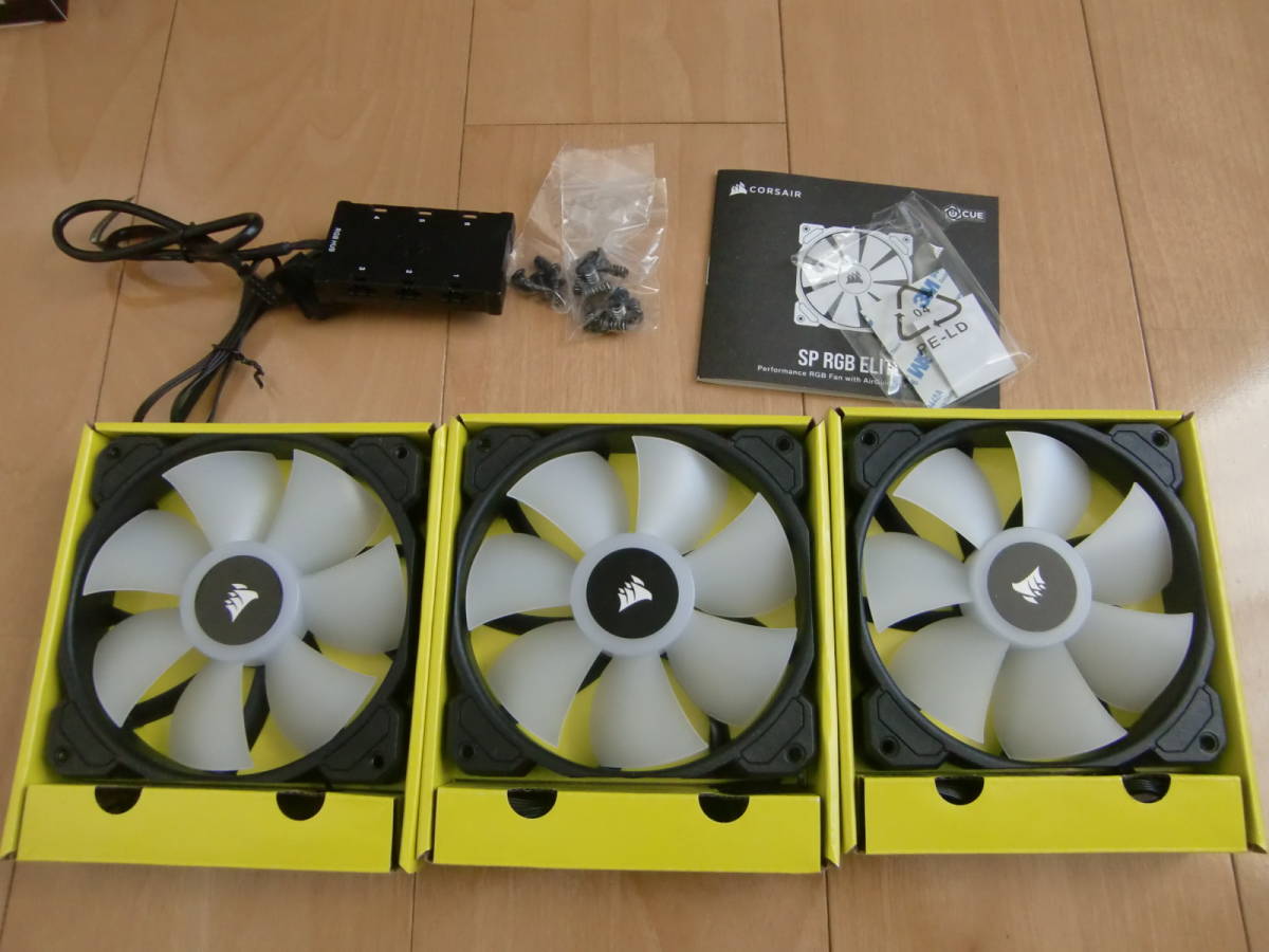 CORSAIR iCUE SP120 RGB ELITE with iCUE Lighting Node CORE 120mm PC