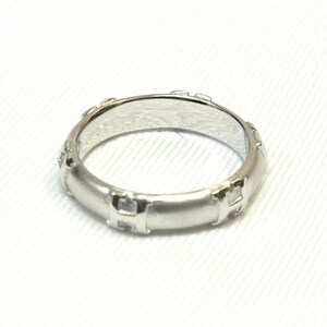 HERMES Hermes 750WGfitelite кольцо кольцо #53 примерно 13 номер 5.4g произведена отделка [ бесплатная доставка ] б/у товар used SA