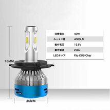 スズキ ジクサー 2BK-NG4BG バイク用LEDヘッドライト 1個 HS1 直流交流両対応 AC/DC 4000ルーメン_画像3