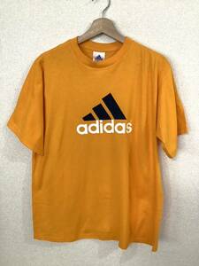 ビンテージ　adidas アディダス　半袖Tシャツ　ロゴTシャツ アメリカ製　ロゴ スポーツウェア　トレーニング　古着　メンズ