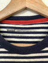 levi's リーバイス　半袖Tシャツ ボーダーTシャツ アメカジ　メンズ　古着　デニムブランド　セレクト_画像3