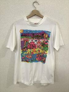 ビンテージ　SOF TEEアメリカ製　プリントTシャツ　ハワイ　ラバープリント　アニマル　ZOO アメカジ　ユニセックス