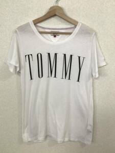 TOMMY JEANS トミージーンズ　ロゴプリント　半袖Tシャツ　コットン　クルーネック　セレクト　古着　アメカジ