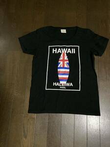 ★ROIAL・HALEIWA★ハワイ好きに！Tシャツ（黒）