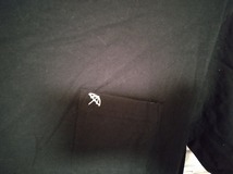 men's F157 アーノルドパーマー ARNOLD PALMER チェック 切り替え 半袖 ポケット Tシャツ M ブラック_画像4