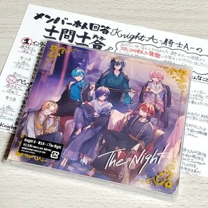 Knight A -騎士A- The Night [DVD付初回限定盤] アルバムCD フリーペーパー付き ゆきむら。 ばぁう そうま しゆん てると まひと 歌い手