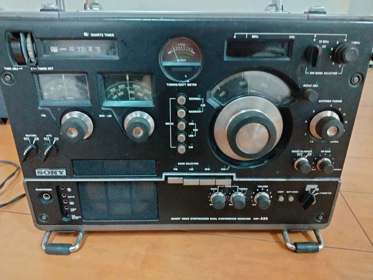 4516) SONY ソニー CRF-320 FM/LW/MW/SW 短波ラジオ ワールドゾーン ...