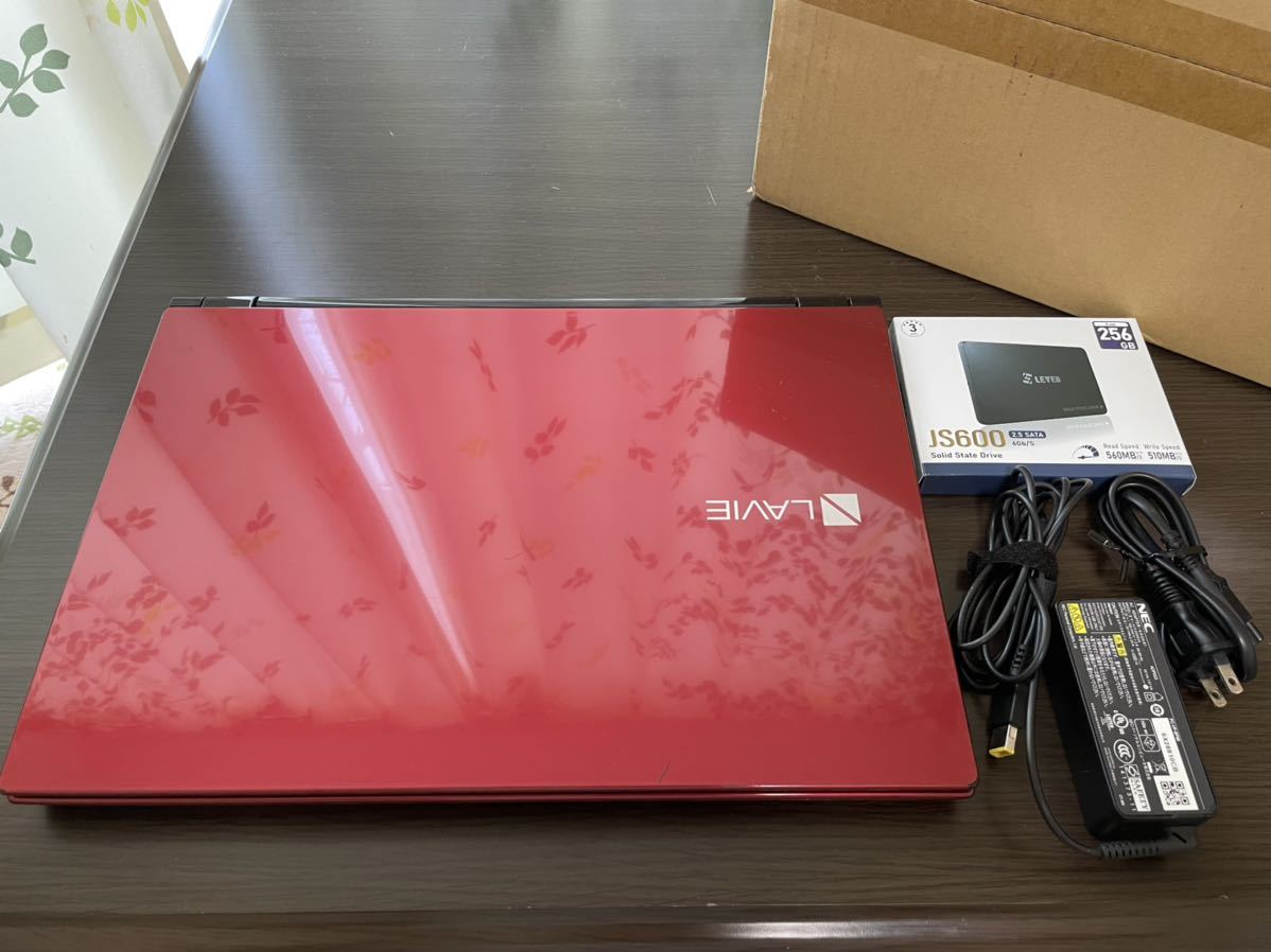 1円〜第6世代Intel Core i5 Nec Lavie NS550/8GB/新品SSD256GB+1TB