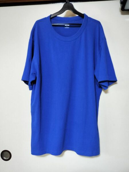ユニクロユー ユニクロ クルーネックT Tシャツ カットソー 半袖 ブルー