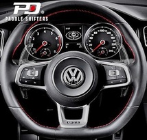 【M's】VW ポロ(6C)GTI/BlueGT アルテオン ゴルフ7.5/7 GTI/R/GTE PD クリアパドルシフター LR(透明)／／302102 アクリル樹脂 パドルシフト_画像2