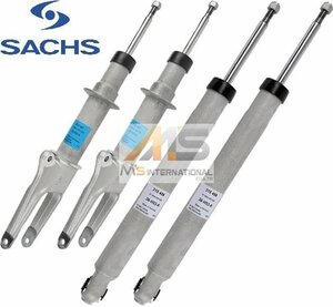 【M's】ポルシェ 970 パナメーラ 3.6/3.6 4/4.8 S/4.8 4S (2007y-2010y) SACHS ショックアブソーバー 1台分 4本 ザックス 315-497 315-498