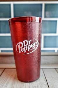 新品 Dr Pepper ドクターペッパー ダイナー カップ RED IMPACT TUMBLER アメリカ製 USA インテリア カフェ 店舗　ロゴ