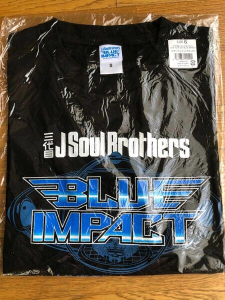 三代目JSB 新品Tシャツ　BLUE Impact Sサイズのみ　黒