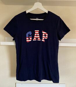 GAP ギャップ ビッグロゴ Tシャツ USA ネイビー サイズM