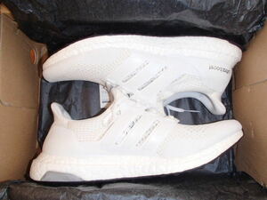 稀少 adidas ULTRA BOOST 1.0 TRIPLE WHITE S77416ウルトラブースト アディダス トリプルホワイト 27.0 cm カニエ・ウェスト 2015