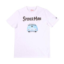 Saint Barth（セントバース） Uネック半袖Tシャツ SPIDER MAN CAR 01N ホワイト S 【S30085】_画像1