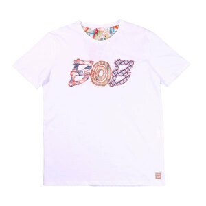 BOB（ボブ） Uネック半袖Tシャツ LOGO ホワイト XXL 30104 【S30105】